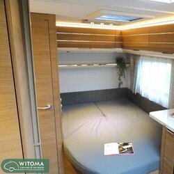 Adria Adria Adora 462 UP panorama raam frans bed !