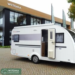 Adria Adria Adora 462 UP panorama raam frans bed !