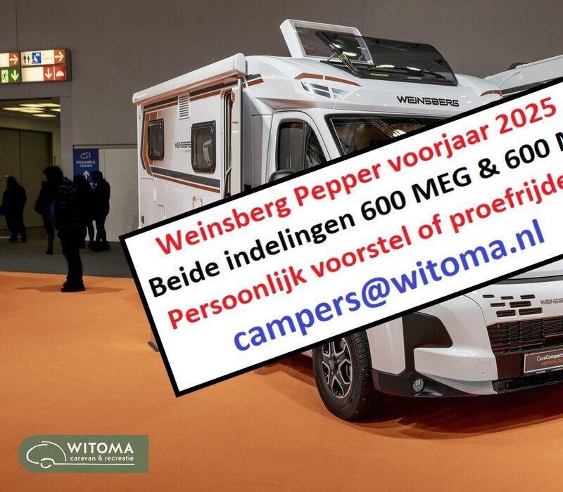 Weinsberg Weinsberg CaraCompact Pepper 600 MEG VOORRAAD 2025 MODELLEN !!